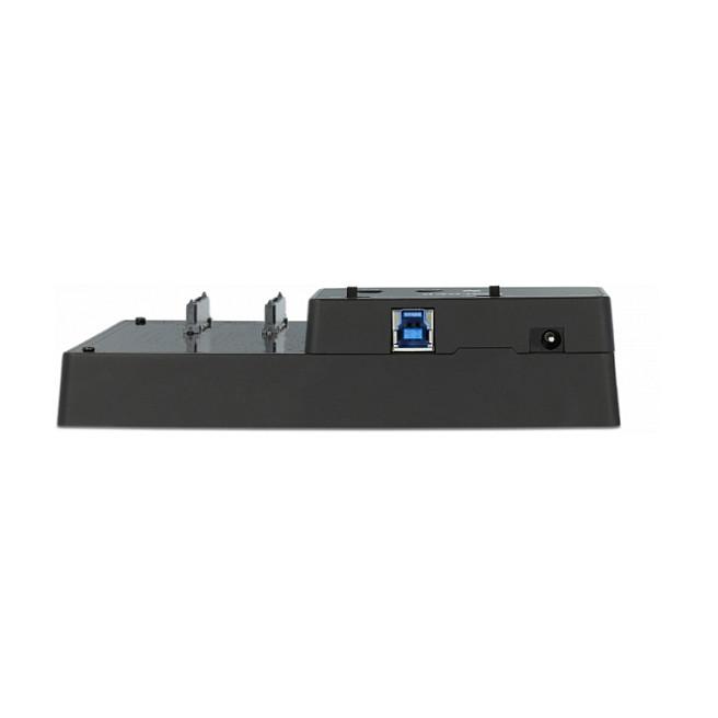 Docking station DeLOCK 64098, për 5x HDD/SSD SATA 2,5", USB 5 Gbit/s, klonim 1 me 4 - Zezë - 3