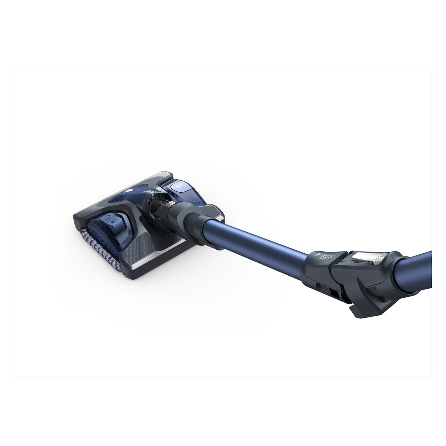 Fshesë Elektrike Rowenta X-Force Flex 12.60 Aqua RH98C0, 150AW, 25.2V, 0.9L, 45min, Pastrim i Thatë dhe i Lagësht, 2-në-1 - Blu, Zezë - 12