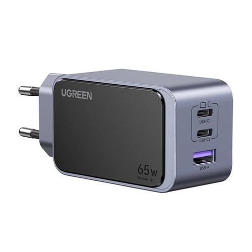 Karikues GaN Ugreen Nexode Air 65W / 2x USB-C + USB-A / 65W / QC / PD / PPS – Hiri - 2