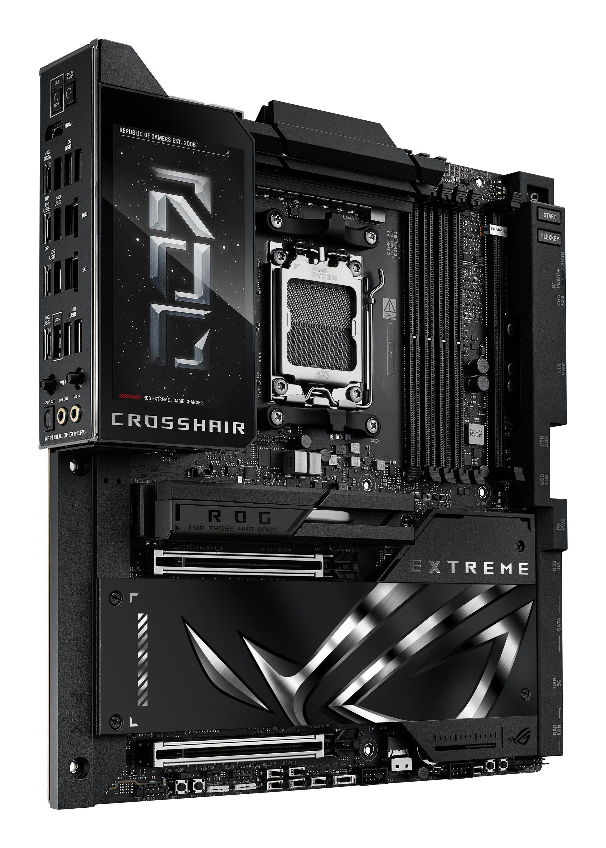 ASUS ROG CROSSHAIR X870E EXTREME – AMD X870E, AM5, DDR5, Wi-Fi 7, 10GbE, E-ATX - 3