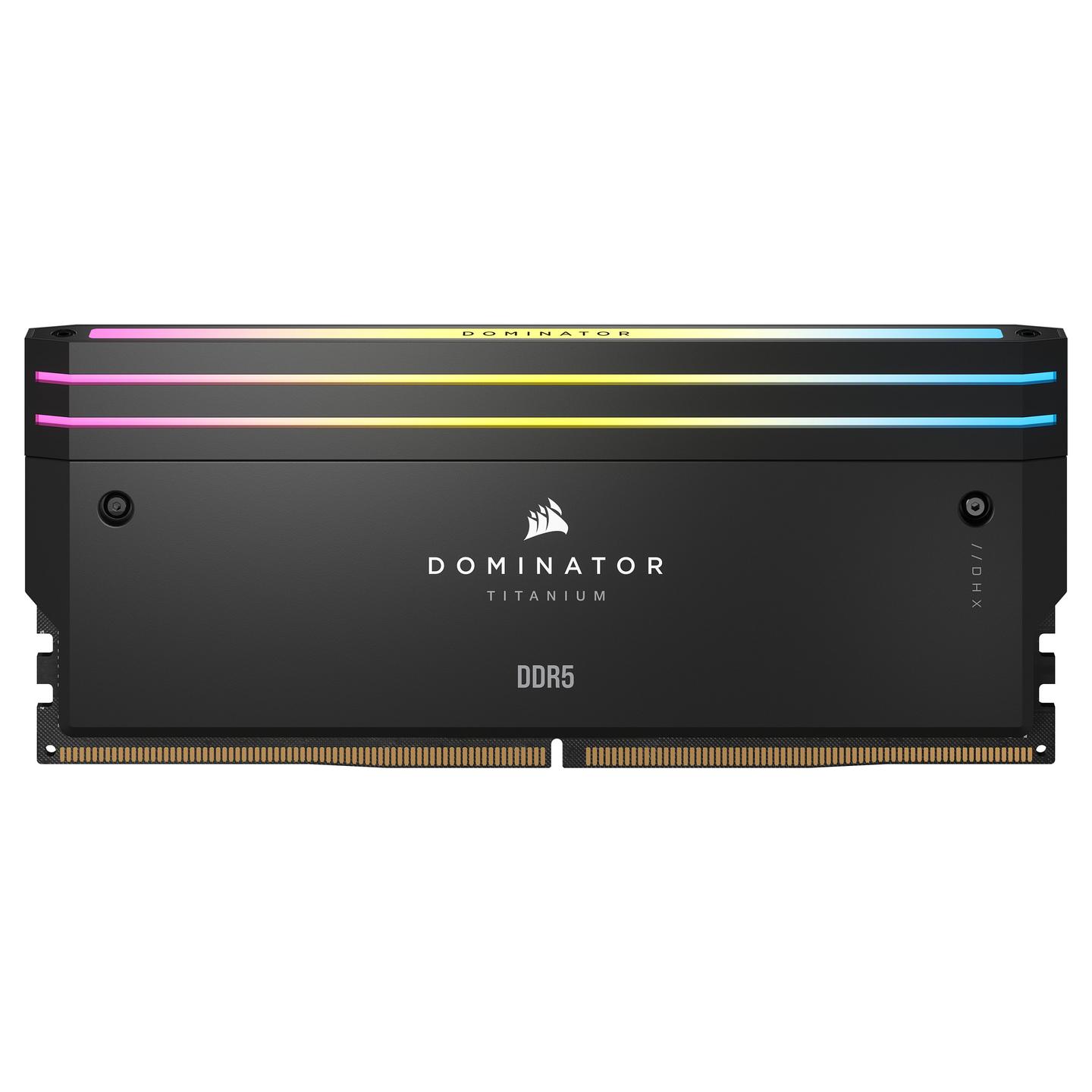 RAM Memorie DDR5 Corsair Dominator Titanium RGB, 32GB (2x16GB), DIMM, 6400MT/s, CL32, Intel XMP 3.0 - Zezë - 3
