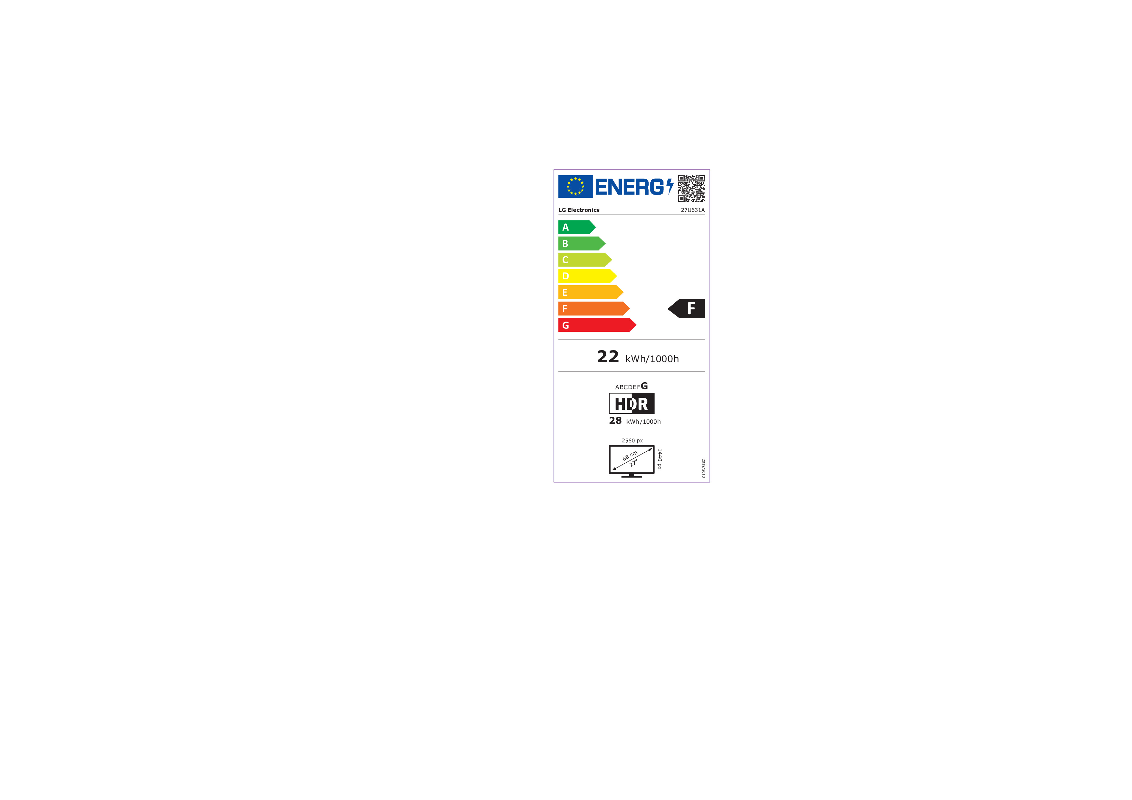 Monitor LG 27U631A-B / 27" / QHD IPS LCD / 100Hz / 5ms / USB-C+HDMI - Zezë - 12