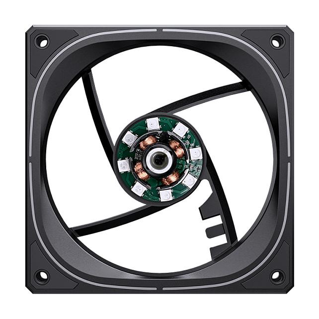 Ftohës për Kasë Jonsbo FR-505 / 120mm / PWM / ARGB / 800–1800 RPM – Zezë - 9