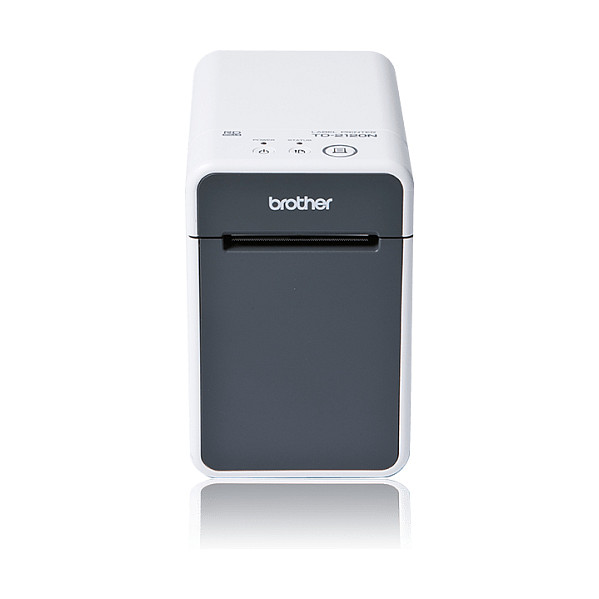 Printer Etiketash Brother TD-2125N / Direct Thermal / 203 × 203 DPI / 152.4 mm/s / Ethernet, USB & RS-232 – Zezë/Bardhë