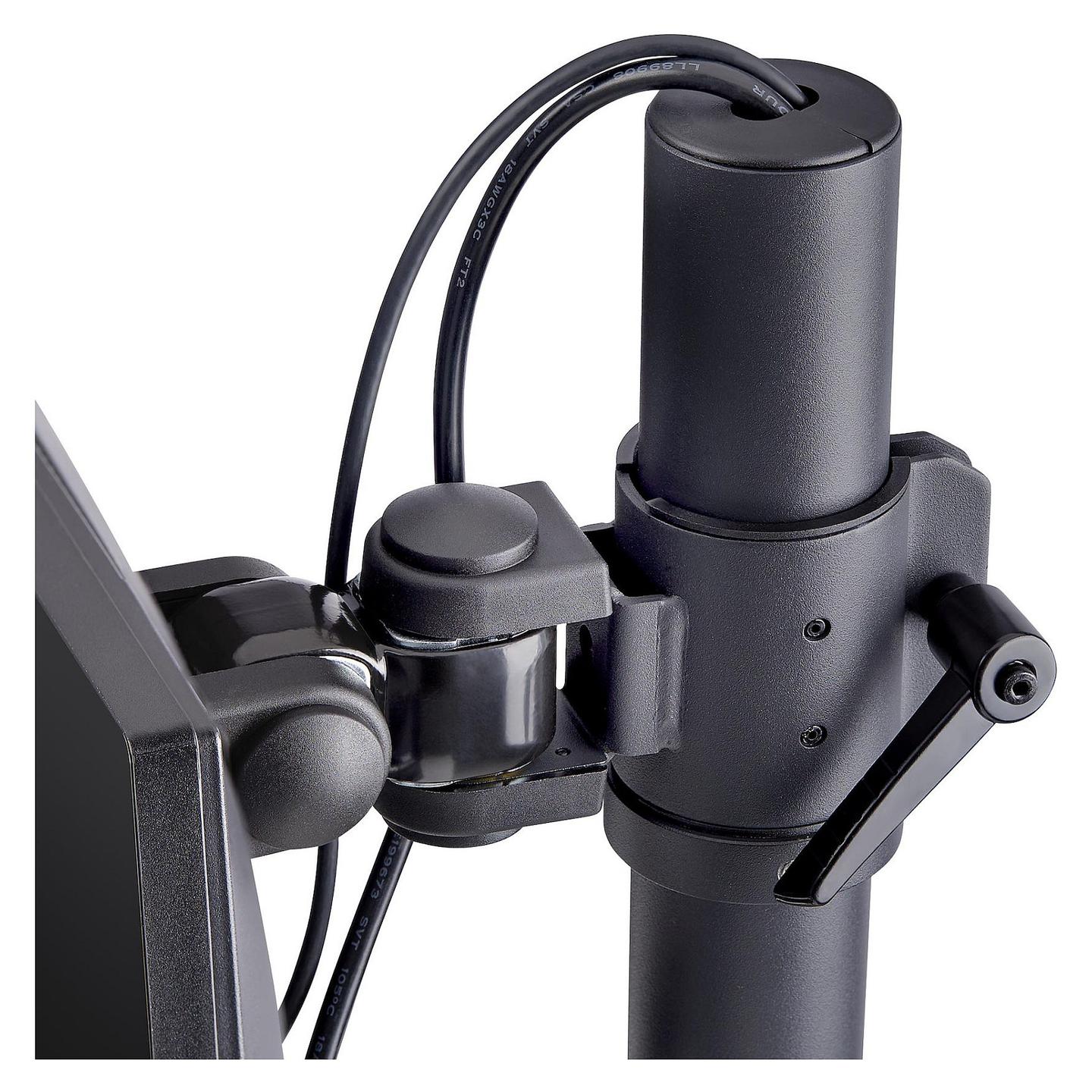 Mbajtëse për Monitor StarTech.com H2MPV-MONITOR-MOUNT , 2 Monitorë , 17–49" , deri 13kg për monitor , VESA 75x75 & 100x100 - Zezë - 5