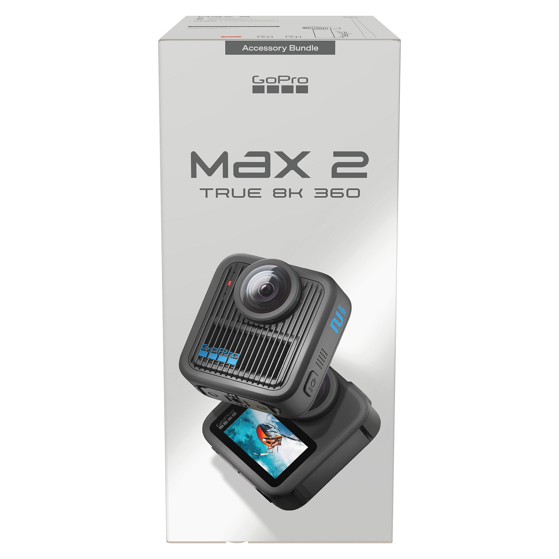 Video Kamera GoPro MAX2 / 8K 360° / 5.6K 60fps / 4K 100fps / 10-Bit / GP-Log / HyperSmooth Max / 29MP / 5m Waterproof - Zezë - 10