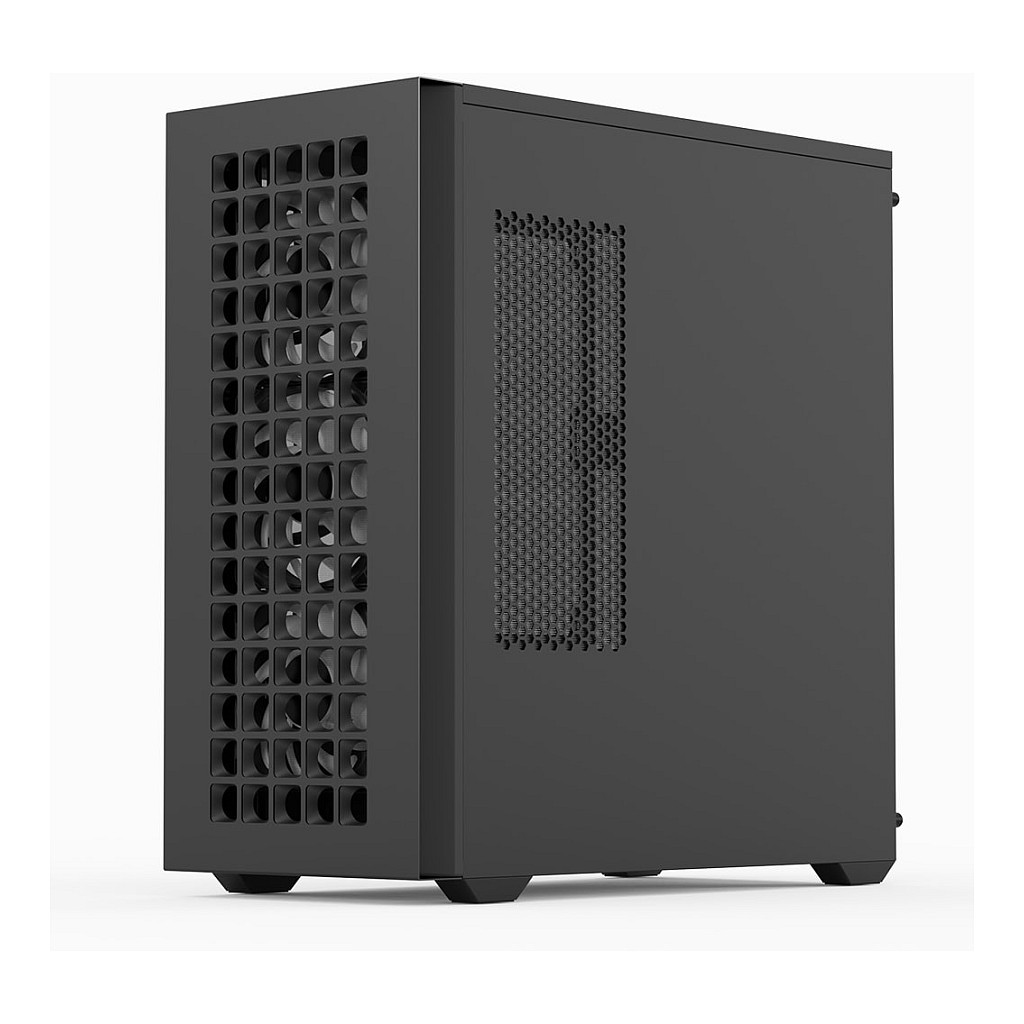 Kasë PC Aerocool D502A / Midi Tower / ATX / 3x 120mm ARGB Front Fan + 1x 120mm ARGB Rear Fan / 2.5"/3.5" HDD / Tempered Glass / USB-C - Zezë - 3