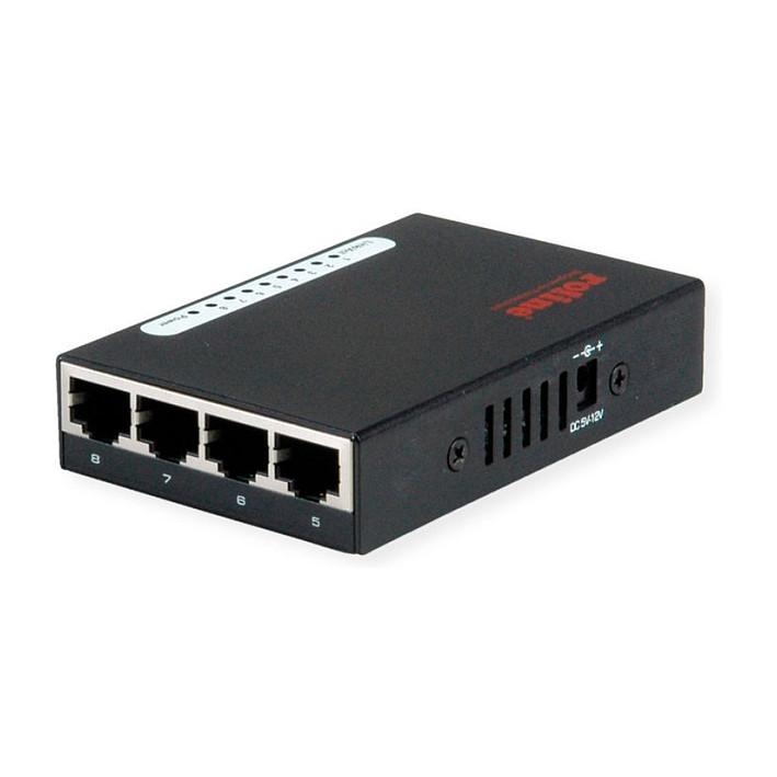 Switch ROLINE 21.14.3530, 8x Gigabit Ethernet RJ45, 16Gbps - Zezë - 3