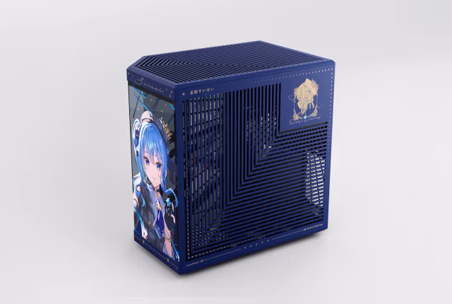 Kasë HYTE Y70 Hoshimachi Suisei / Mid-Tower / E-ATX / Tempered Glass / PCIe 4.0 Riser - Blu - 3