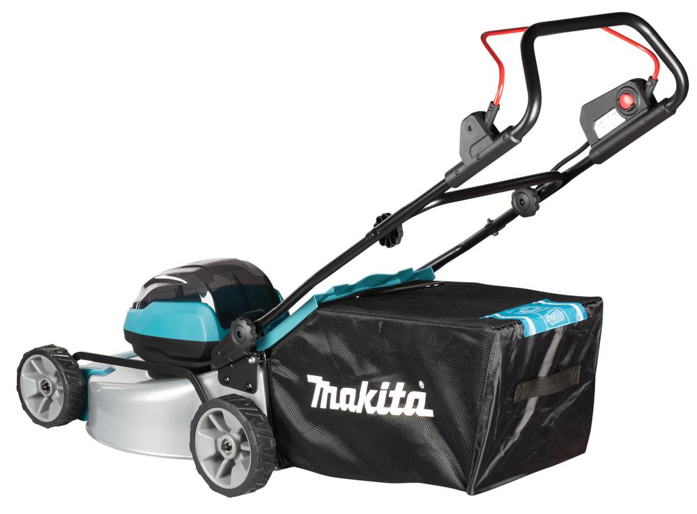 Kositëse Bari me Bateri Makita DLM466Z, 2x18V, 46cm, 20–75mm, 60L - Blu/Zezë - 4