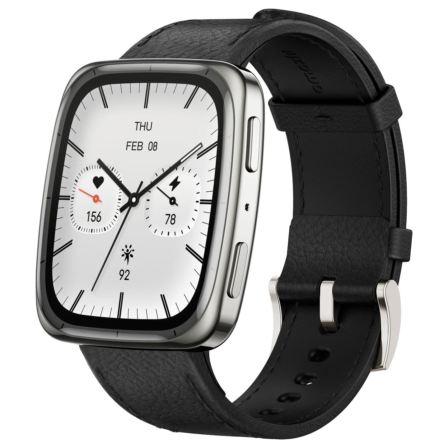 Orë e mençur Amazfit Active 2 / 1.75" AMOLED / 390 x 450 / GPS / NFC / Bluetooth 5.2 / 5 ATM / Monitorim Shëndeti - Zezë - 2
