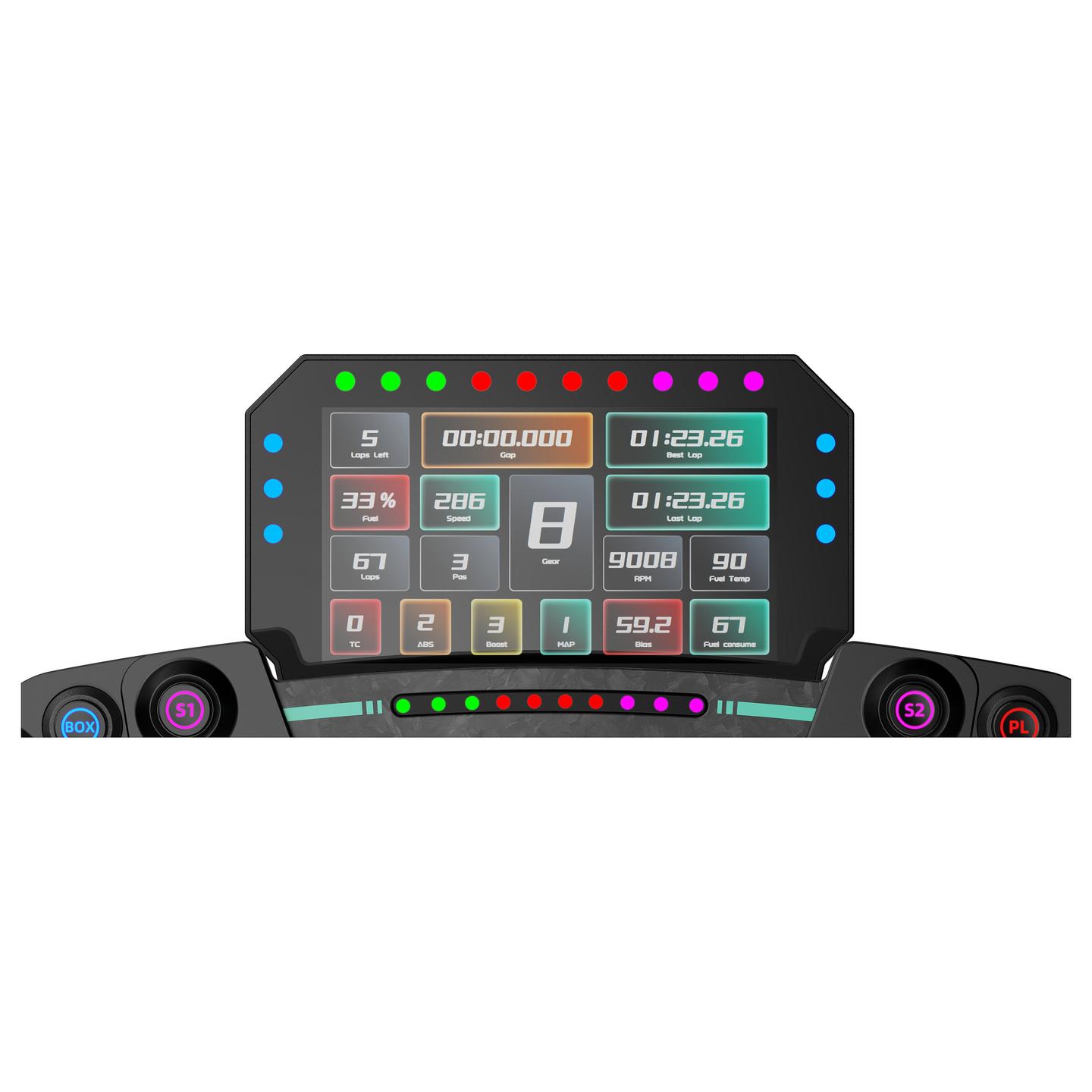 Panel Kontrolli MOZA Racing CM2 Racing Dash / 5" / 1280×720 / 60Hz / RGB / USB / RS072 – Zezë - 2