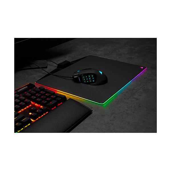 Maus Gaming me Kabllo Corsair Scimitar RGB Elite / 100-18.000 DPI / 17 Butona / 1000 Hz / USB / RGB – Zezë - 6