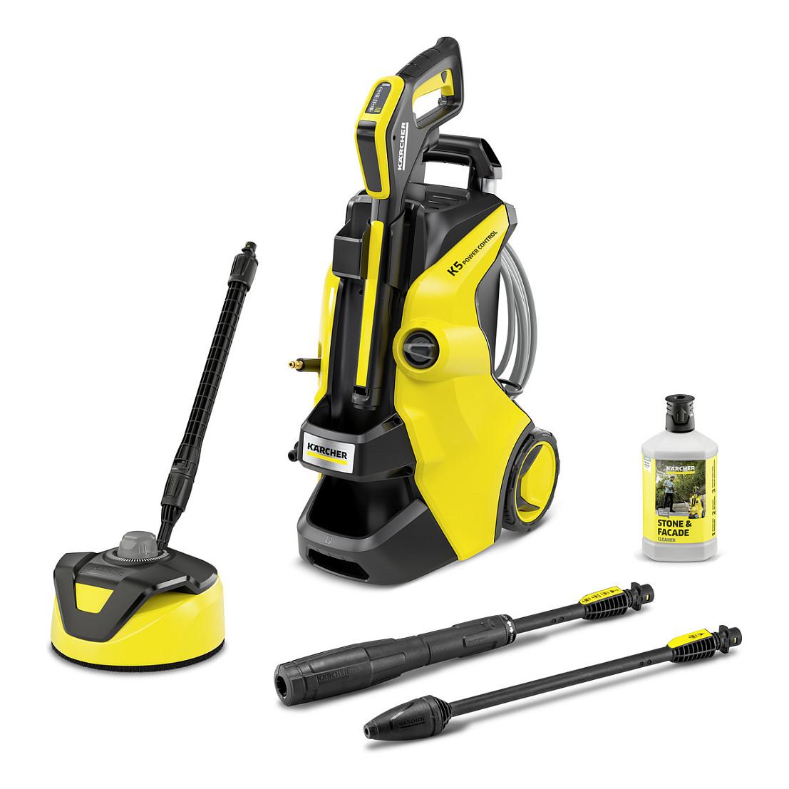Pastrues me presion Kärcher K 5 Power Control Flex Home / 2100W / 145 Bar / 500L/h / PremiumFlex 10m - Zezë/Verdhë