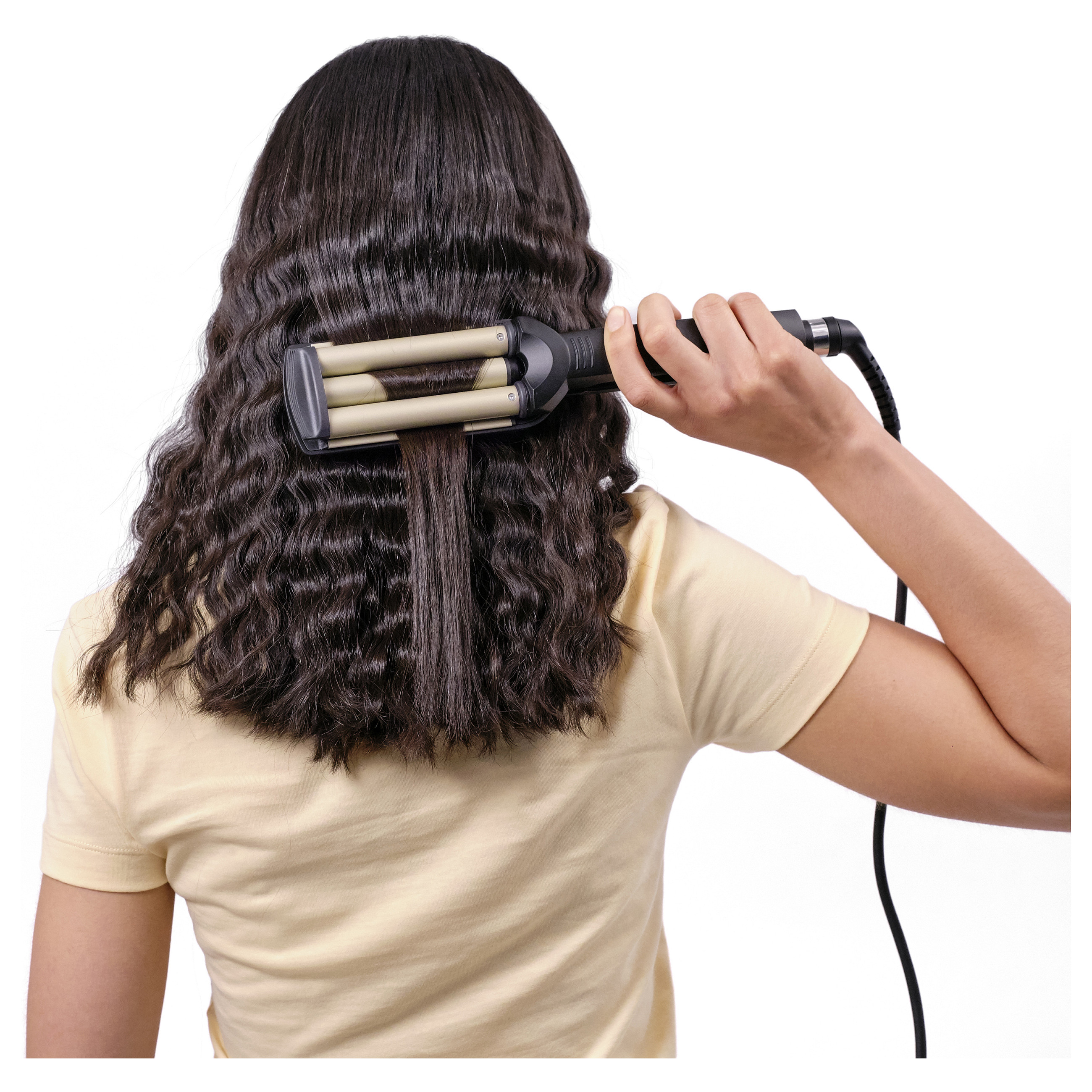 Stiluese për flokë me valë BaByliss Easy Waves C260E / Titanium-Ceramic / 3 Temperatura / 200°C – Zezë/Ari - 5