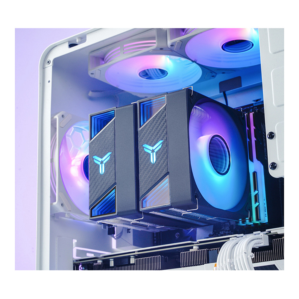 Ftohës për Procesor Jonsbo CR-3000 / Dual Tower / 260W TDP / 2×120mm PWM Fan / ARGB – Zezë - 3