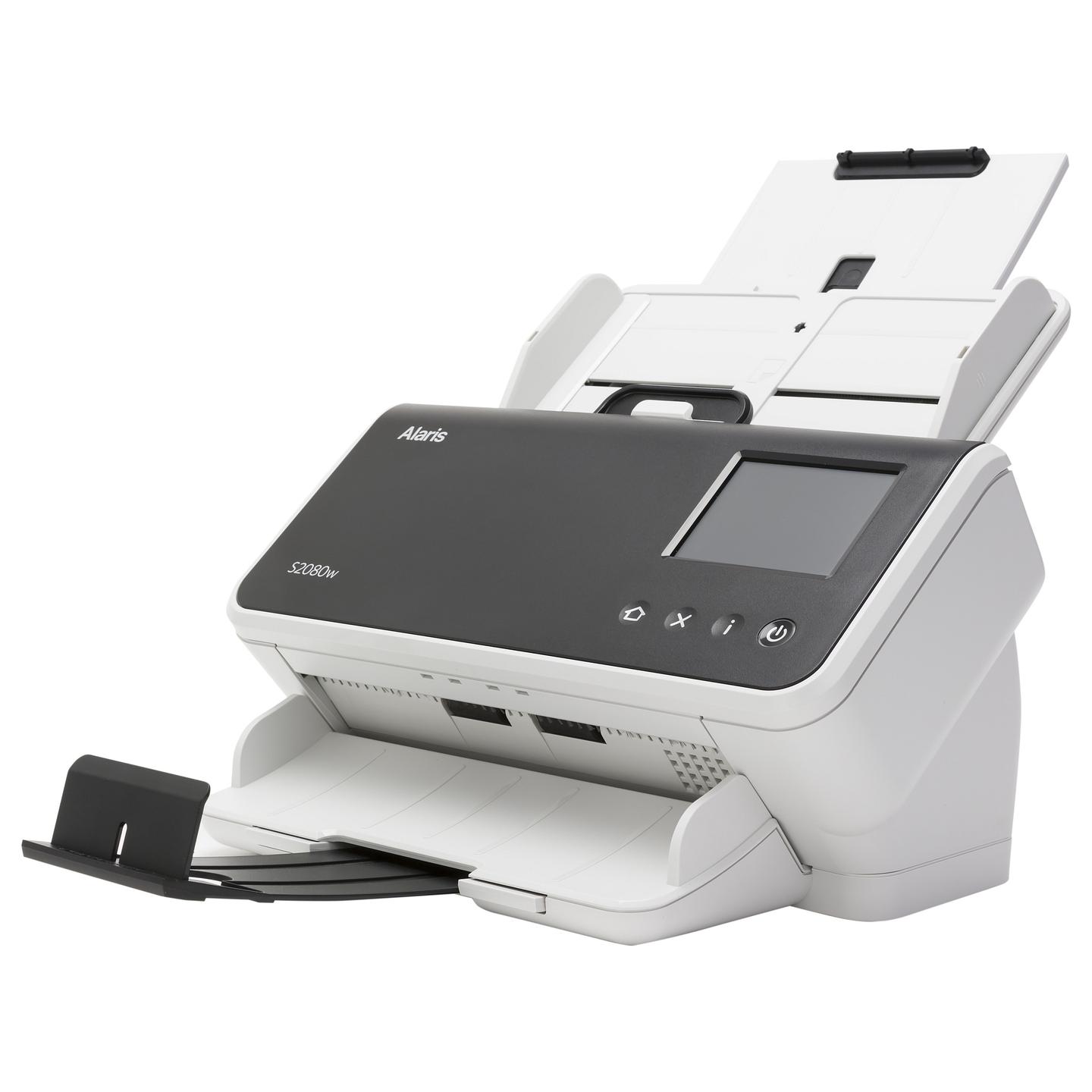 Skaner Kodak S2080W / A4 / Dual CIS / 600 × 600 DPI / Duplex / 80 ppm / 160 ipm / Wi-Fi / Ethernet / USB 3.2 - Bardhë/Zezë - 2