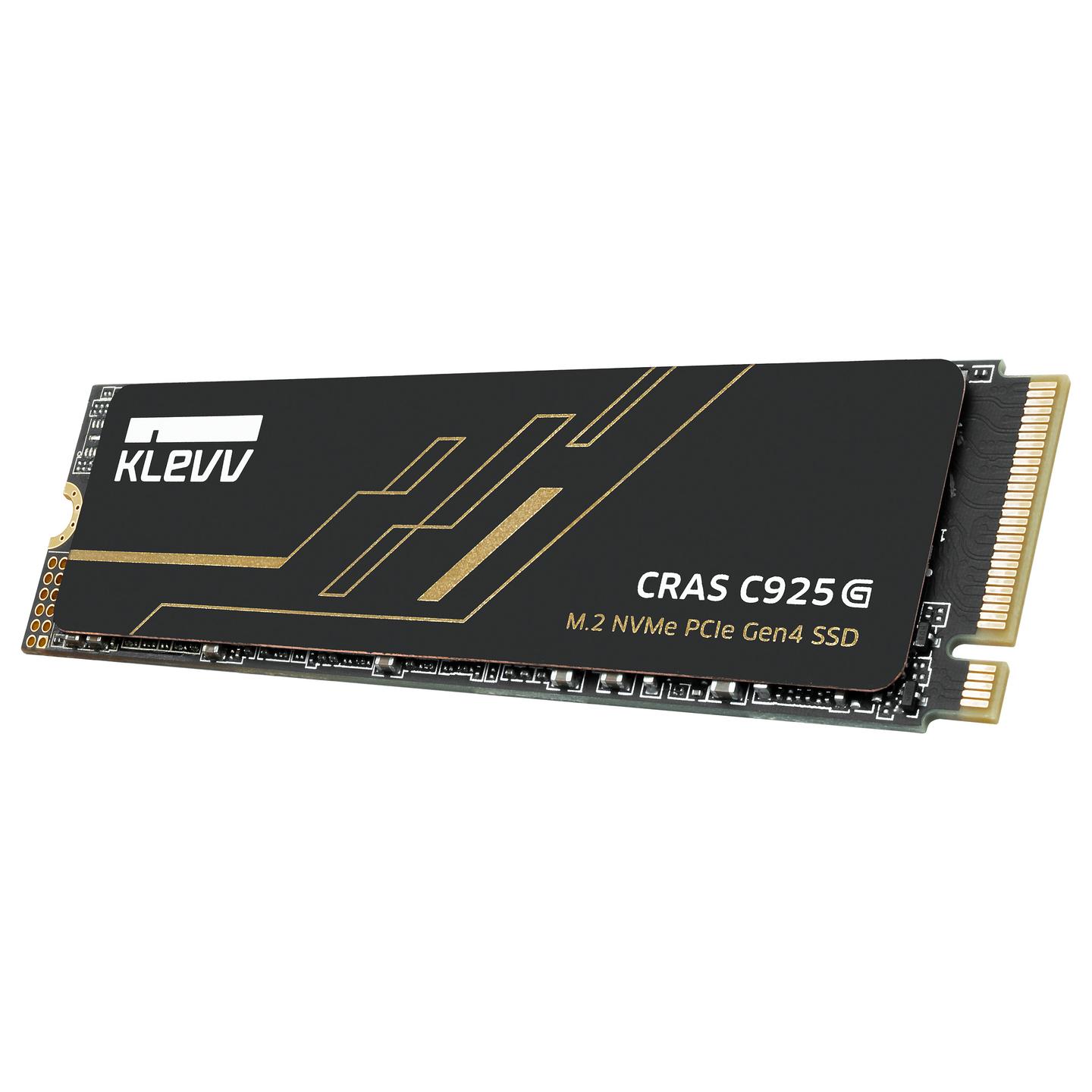 SSD e Brendshme KLEVV CRAS C925G, 1TB, M.2 2280, PCIe 4.0 x4 NVMe, 7400MB/s Read, 6300MB/s Write - 2