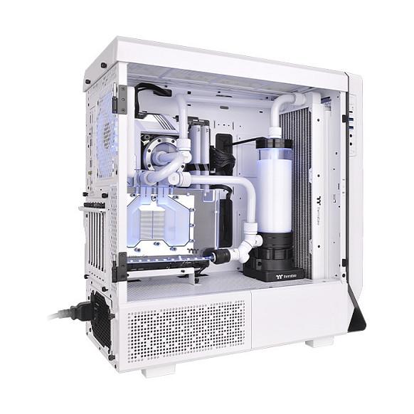 Radiator për Ftohës Thermaltake Pacific SR280 Slim, 280mm, 2x140mm, G1/4 - Bardhë - 5