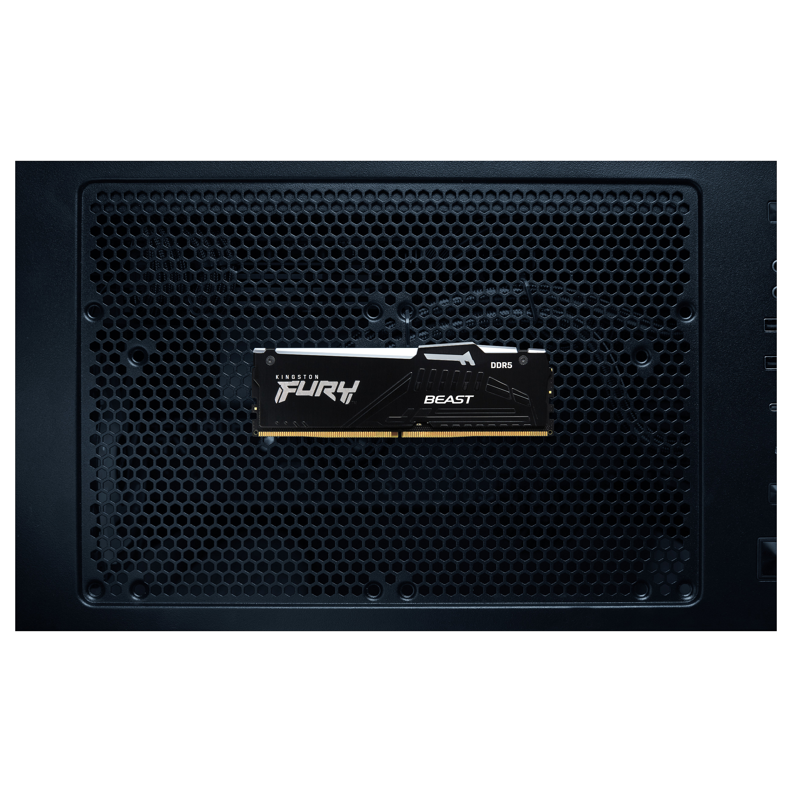 RAM Memorie DDR5 Kingston FURY Beast RGB / 16GB / DIMM / 6400MT/s / CL32 / ECC - Zezë - 14