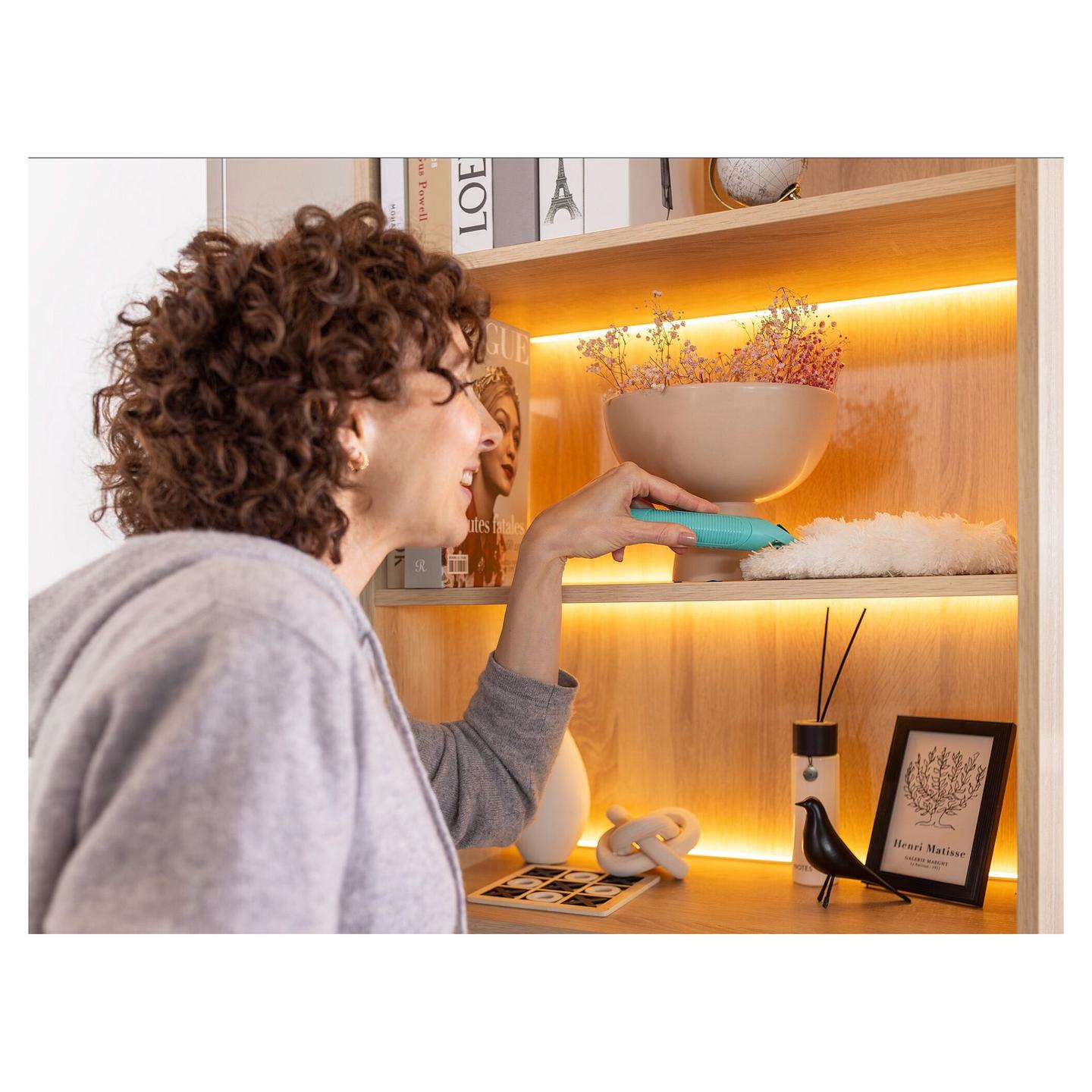 Fshesë Dore LEIFHEIT SUPERDUSTER / Mbulesë Zëvendësuese / Mikrofibër 360° / 40°C / 1 Copë - Bardhë - 2