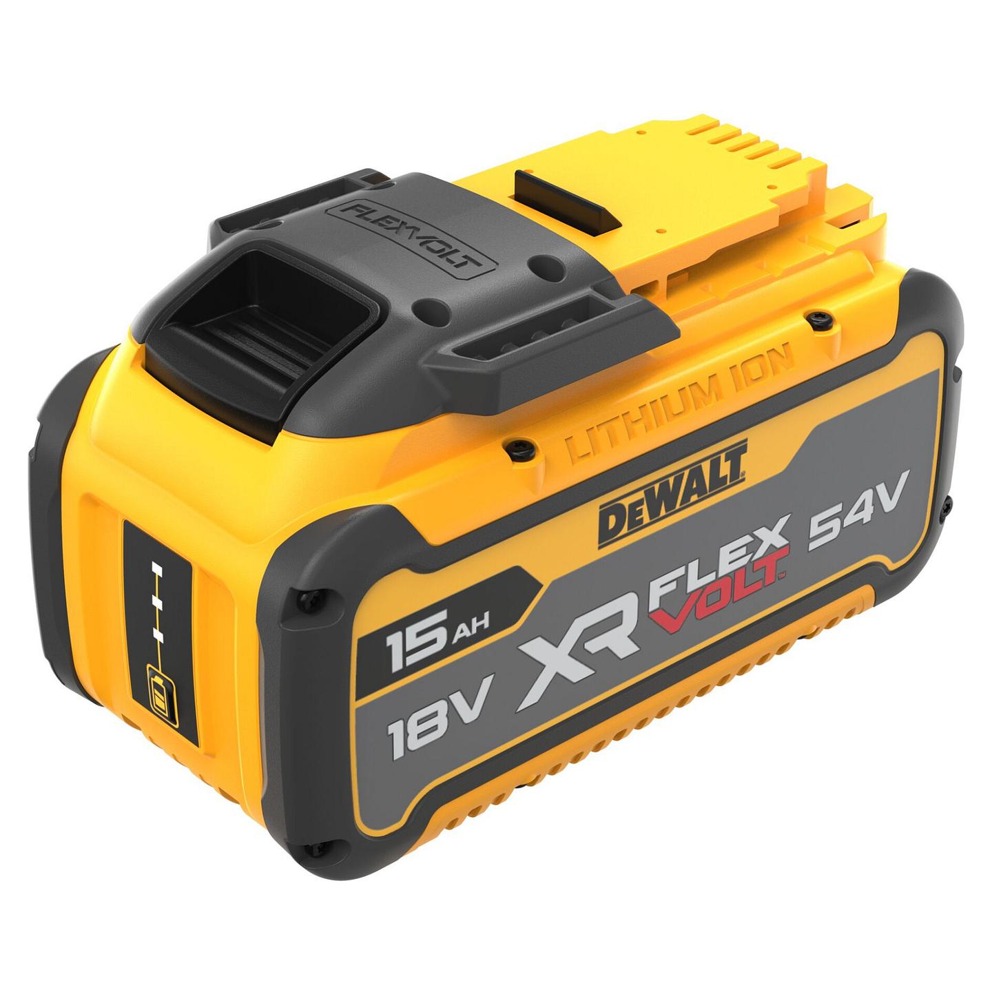 Bateri DeWALT DCB549-XJ XR FLEXVOLT, 18V/54V, 15Ah/5Ah, Li-Ion - Verdhë/Zezë - 5