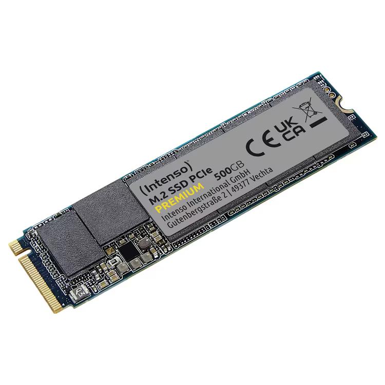 SSD e Brendshme Intenso Premium, 500GB, M.2 2280, PCIe Gen3 x4 NVMe 1.3, 2100MB/s Read, 1700MB/s Write - 2