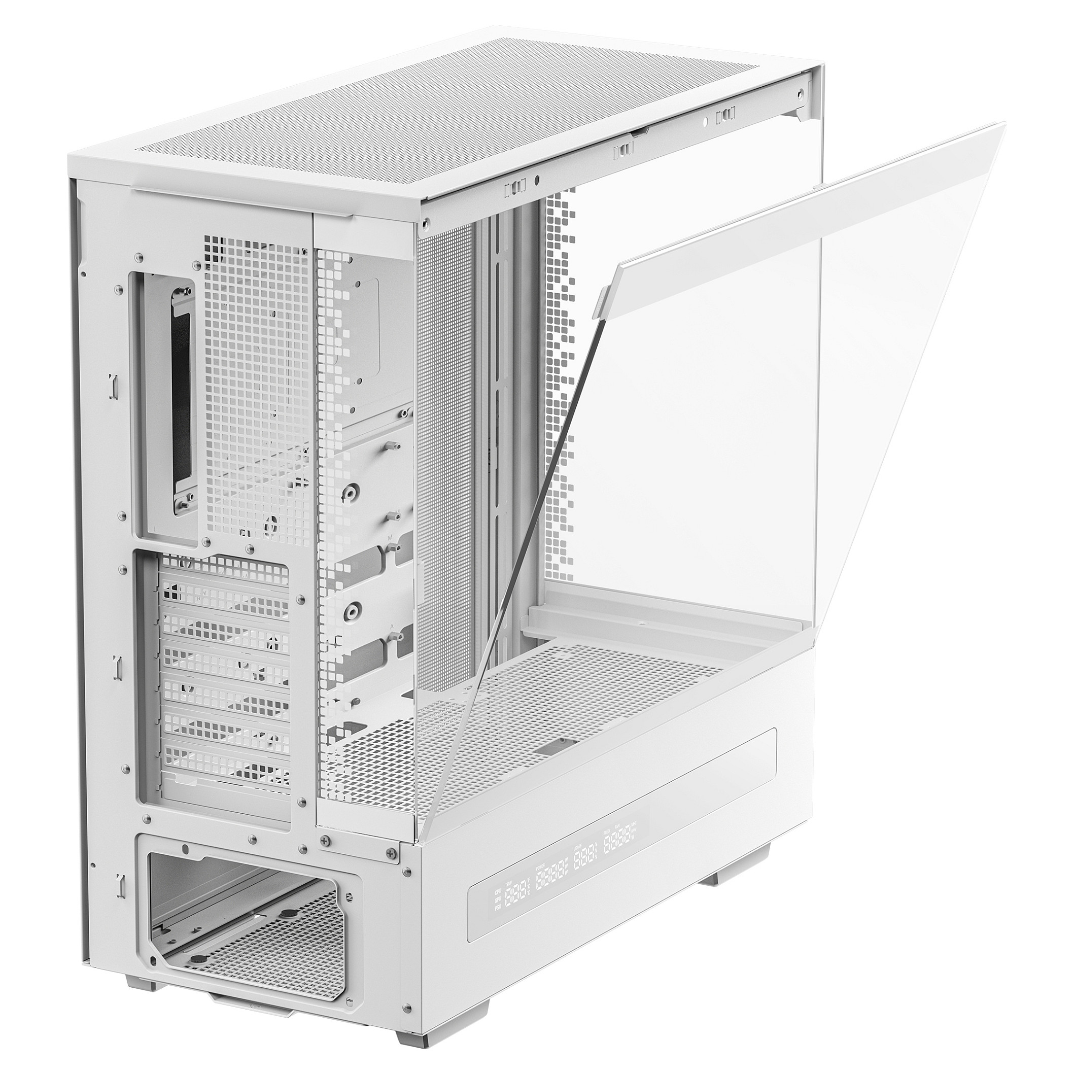 Kasë PC DeepCool CH690 / Tower / ATX / PS2 / LCD - Bardhë - 6