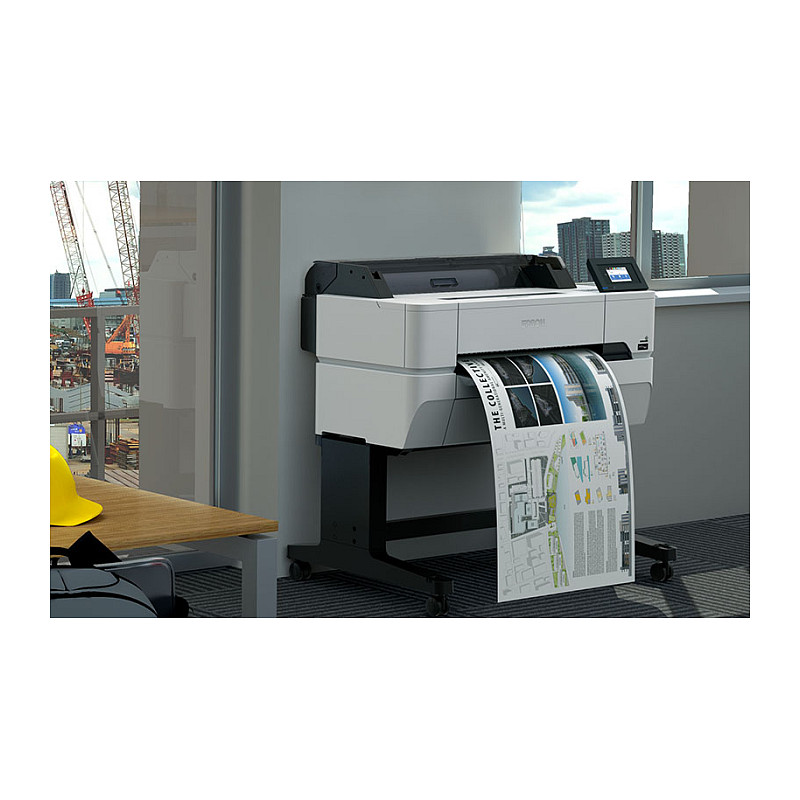 Printer i madh Epson SureColor SC-T3405 / Për Posterë, CAD & Vizatime / Me Ngjyra / 24 Inch / 60 cm / USB + LAN + Wi-Fi - Bardhë - 13