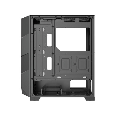 Kasë PC Xilence Performance A+ BREEZE II / Mid Tower / ATX / 3x 140mm ARGB + 1x 120mm PWM Fan / Tempered Glass / Mesh / 360mm Radiator - Zezë - 8