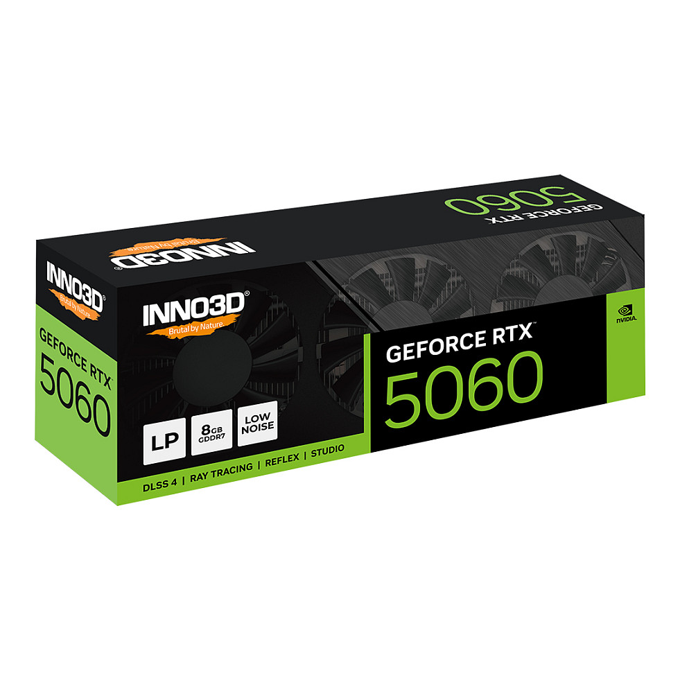 Kartelë Grafike NVIDIA GeForce RTX 5060 / 8GB GDDR7 / 128-bit / INNO3D / 3 Fan - 3