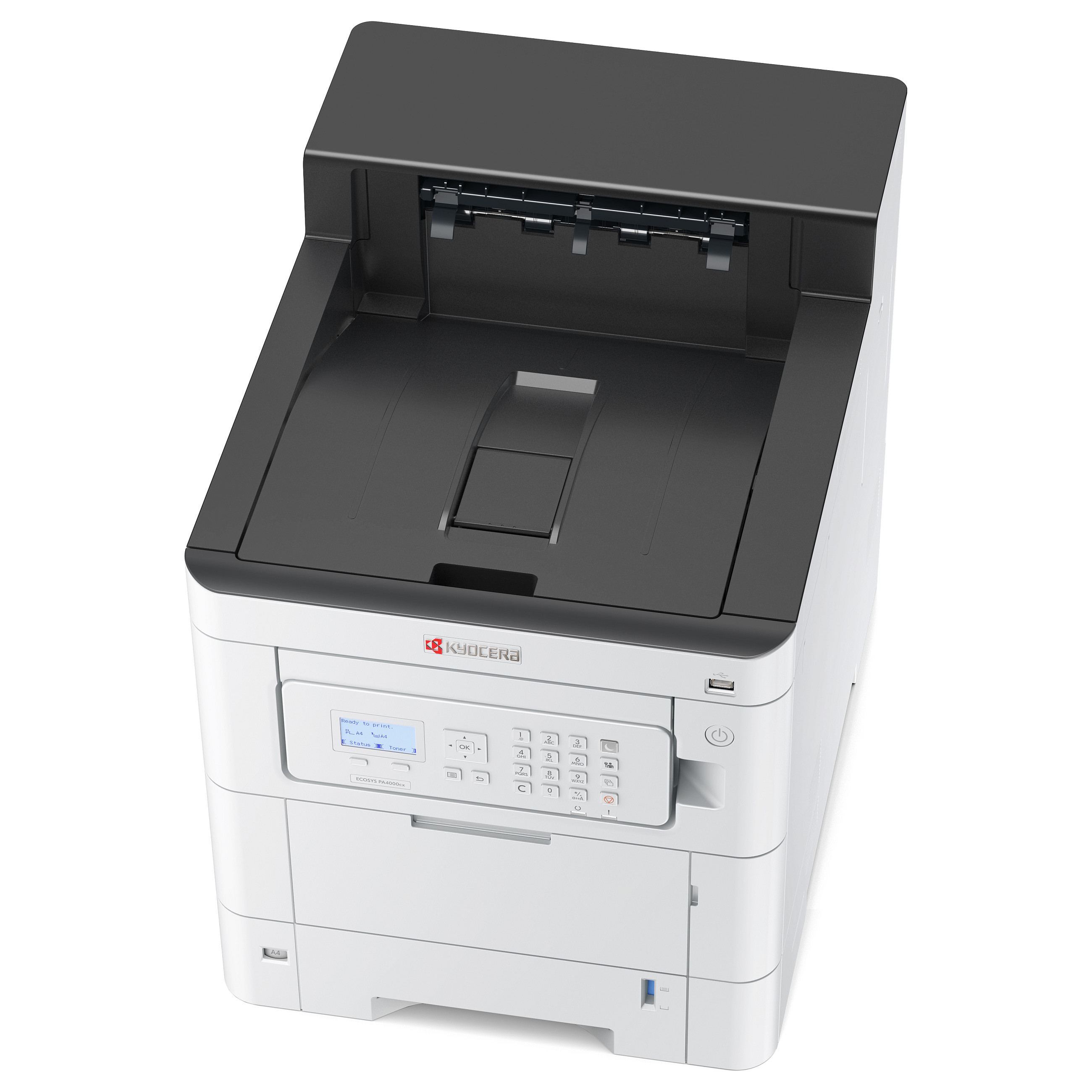 Printer Laser KYOCERA ECOSYS PA4000cx / Laser me Ngjyra / A4 / 1200 × 1200 DPI / Duplex - Zezë/Bardhë - 4