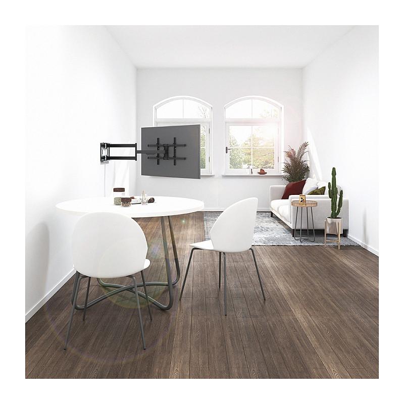 Mbajtëse për TV LogiLink BP0138 , 43–80" , deri 50kg , për mur , e pjerrët , e rrotullueshme , VESA 200x200–819x410 - Zezë - 7
