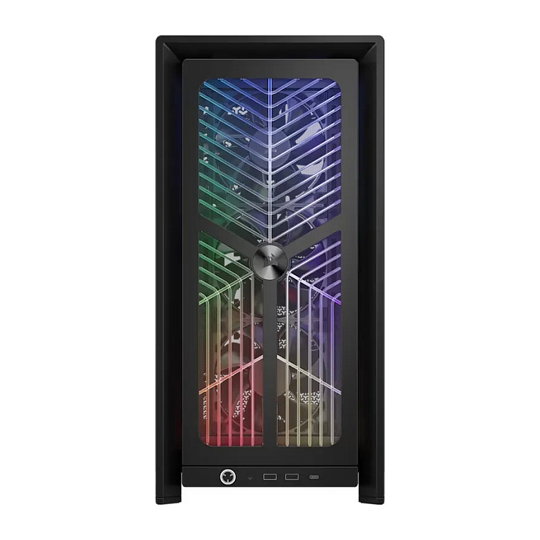 Kasë PC Corsair FRAME 4000X RS / Mid Tower / E-ATX / 3x 120mm + 1x 120mm RS Fan / Tempered Glass / RGB Front / 360mm Radiator - Zezë - 3