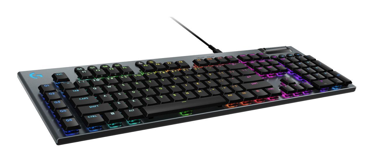 Tastierë Gaming Logitech G915 X / Wired / Full-Size / USB / GL Tactile / Low Profile / LIGHTSYNC RGB / QWERTY US International – Zezë - 2