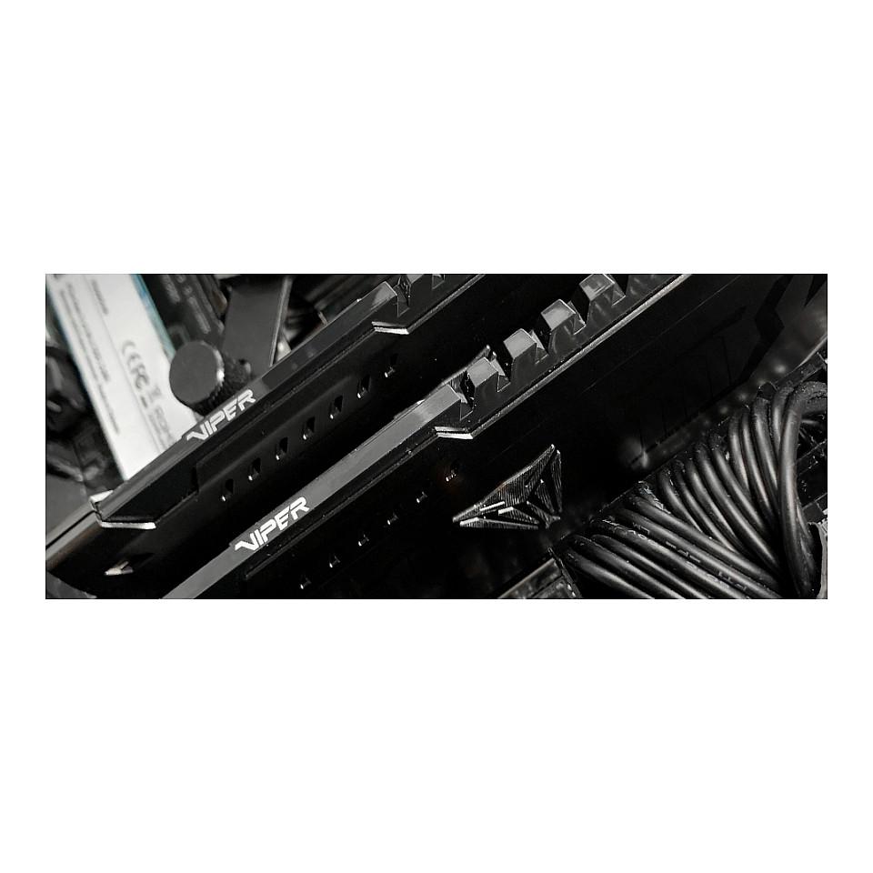 RAM Memorie DDR4 Patriot Viper Steel / 64GB / 2x32GB / DIMM / 3200MHz / CL16 / 1.35V / Non-ECC / Unbuffered / Me Heatsink - Gri e errët - 5