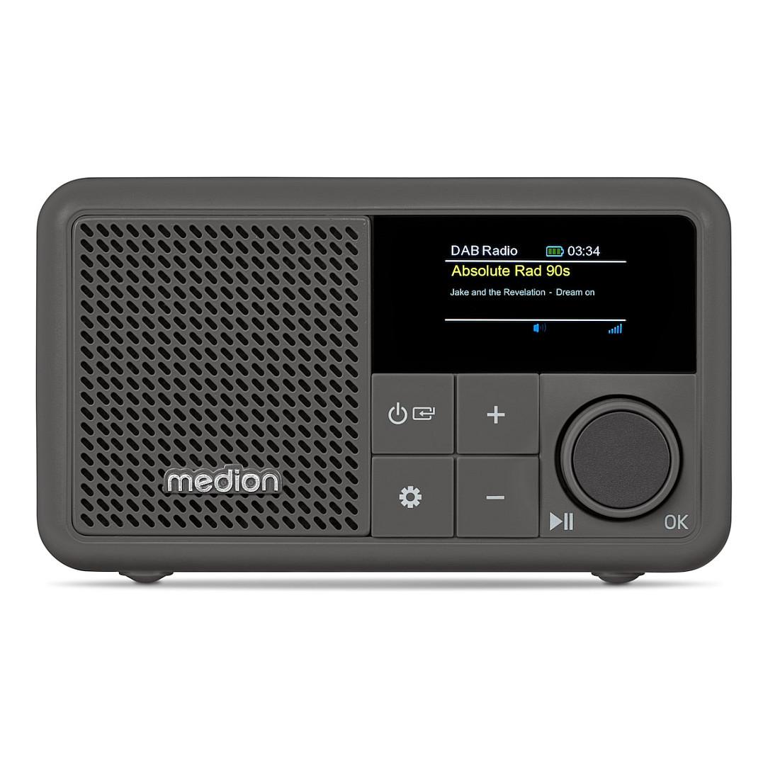 Radio Portative MEDION LIFE S66822 / DAB+ / FM / TFT / 2W / IPX1 - Hiri