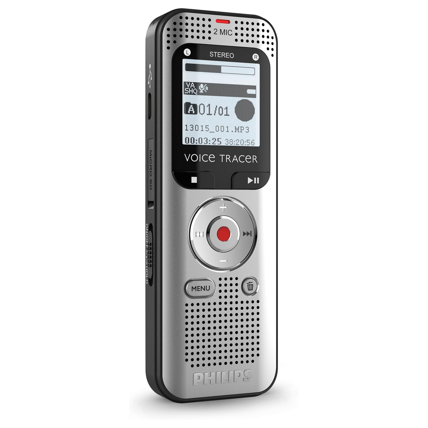 Rekordues zëri Philips Voice Tracer DVT2015, MP3, WAV - 5