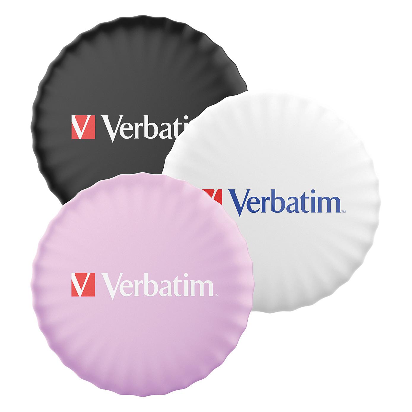 Gjurmues Verbatim My Finder Coin / Bluetooth / 3 copë - Zezë/Bardhë/Rozë - 3