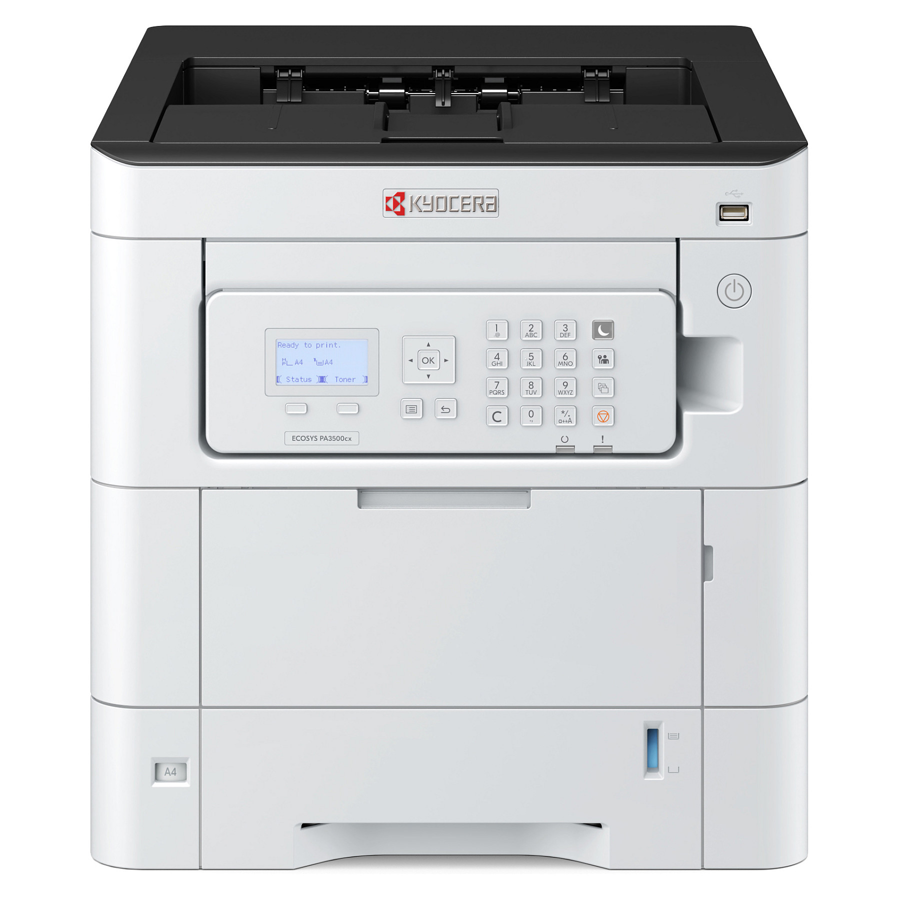 Printer Laser KYOCERA ECOSYS PA3500cx / Laser me Ngjyra / A4 / 1200 × 1200 DPI / Duplex - Zezë/Bardhë - 3