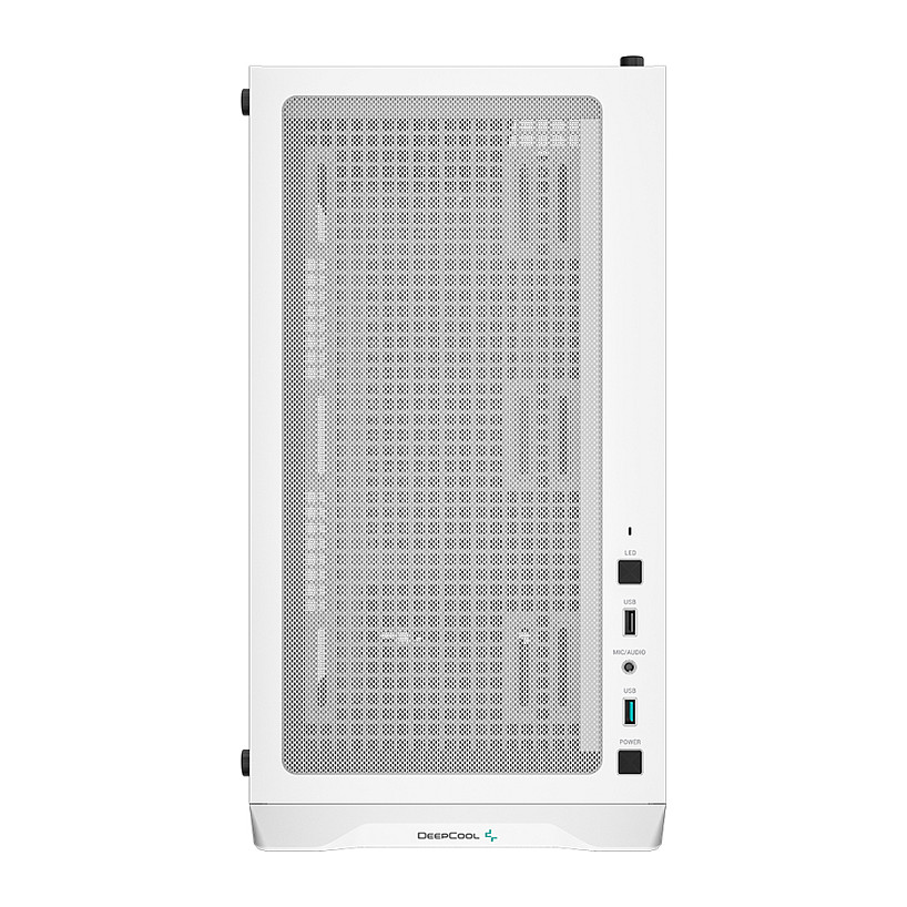 Kasë PC DeepCool CC360 WH ARGB / Mini Tower / Micro ATX / 8x 120mm + 4x 140mm Fan Support / Tempered Glass / Mesh / 360mm Radiator / ARGB - Bardhë - 9