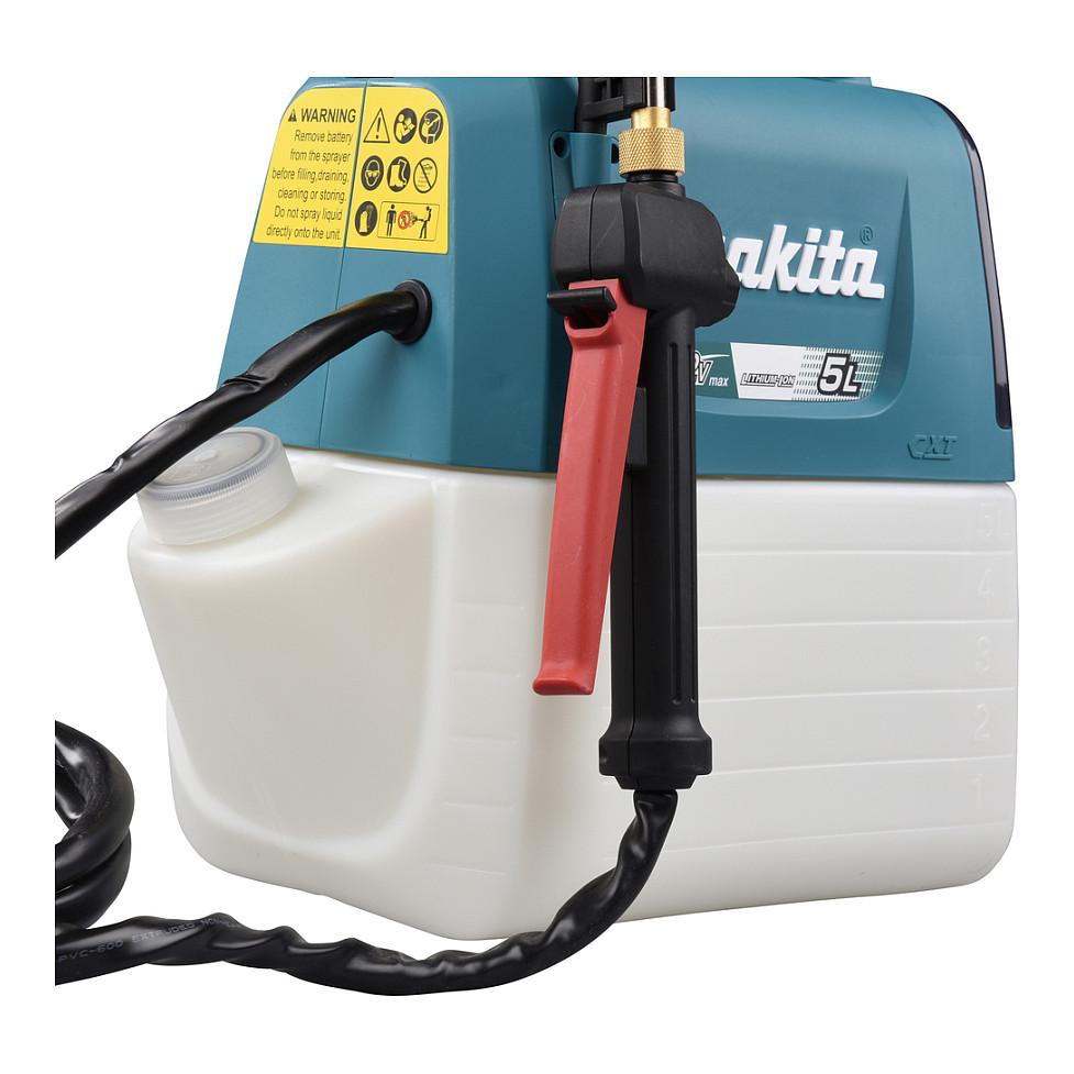 Spërkatëse Kopshti Makita US053DZ, 12V, 5L, 0.3MPa, Zorrë 1.7m, Grykë Dyfishe - Bardhë/Gjelbër - 10