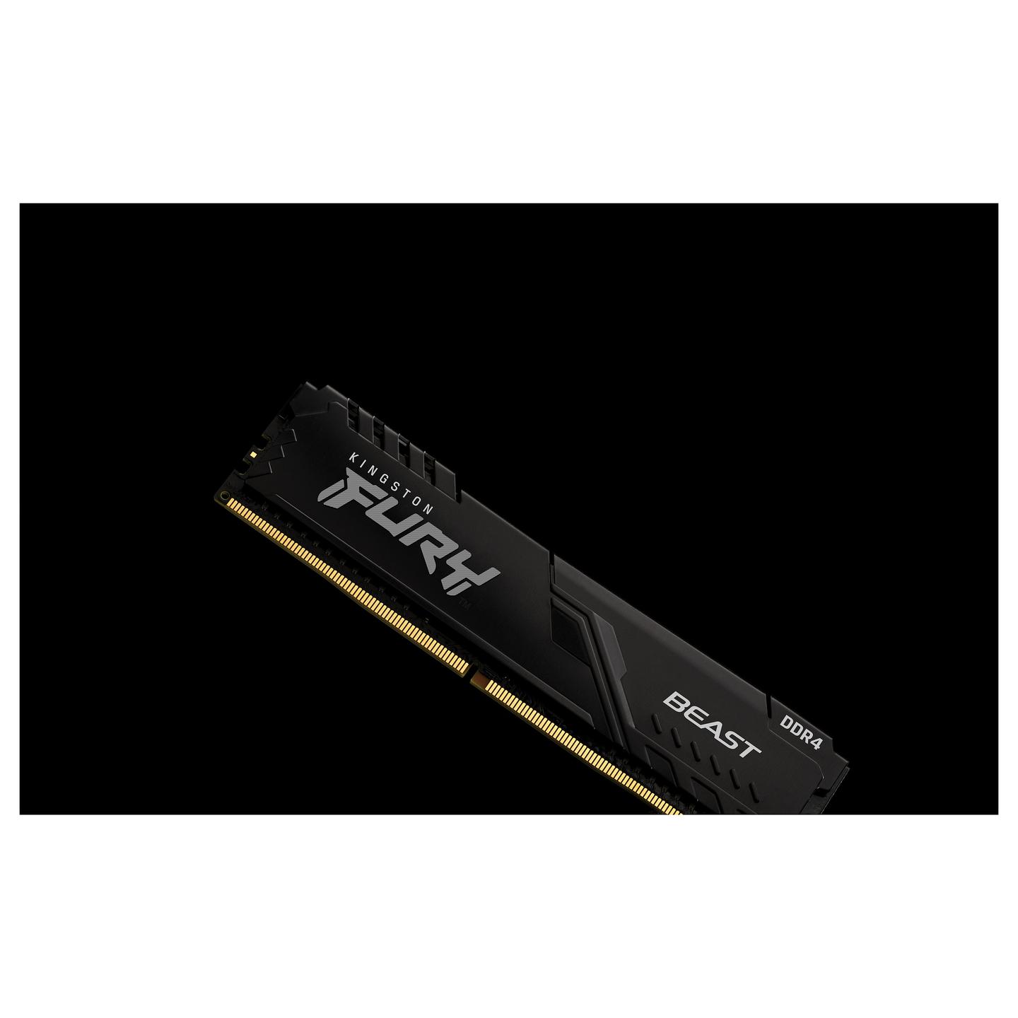 RAM Memorie DDR4 Kingston FURY Beast / 64GB (4x16GB) / DIMM / 3600MHz / CL18 / 288-pin - Zezë - 8