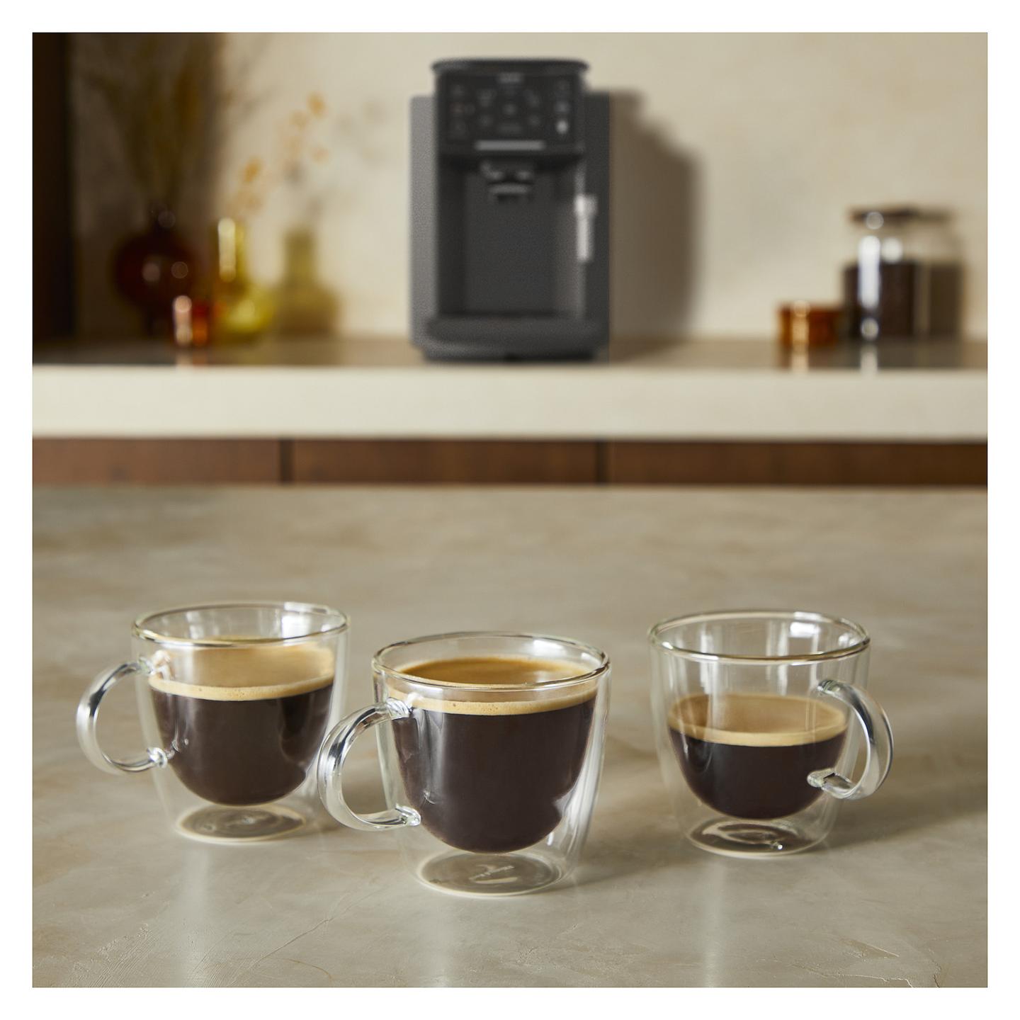 Aparat për Kafe Espresso Automatik Krups Sensation C50 EA9108, 1450 W, 15 bar, Rezervuar 1.7 L - Gri/Zezë - 5