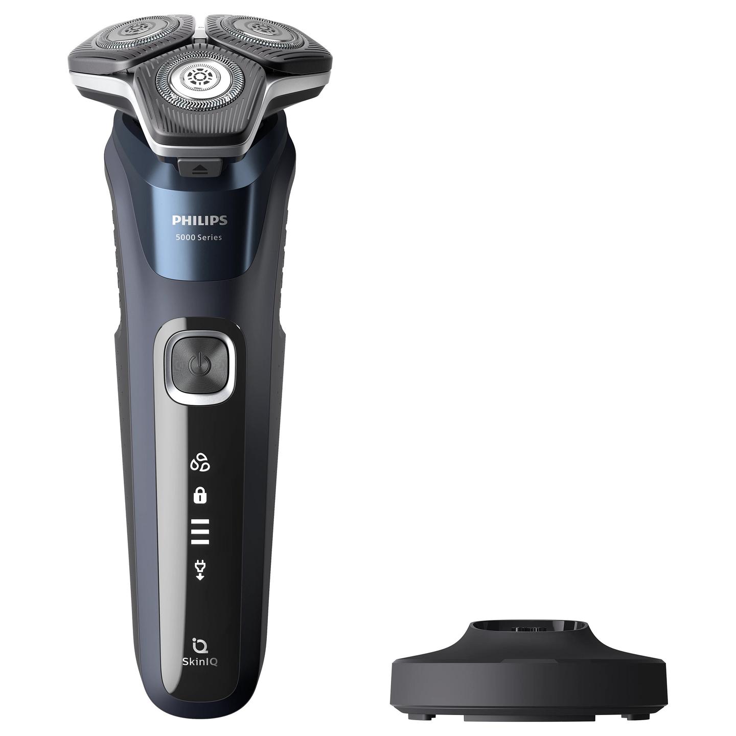MakinĂ« pĂ«r Rroje Philips S5885/25 Series 5000 / Wet & Dry / SteelPrecision / Koka 360° / Sensor Power Adapt / 60 Minuta â Blu e errĂ«t/ZezĂ« - 4