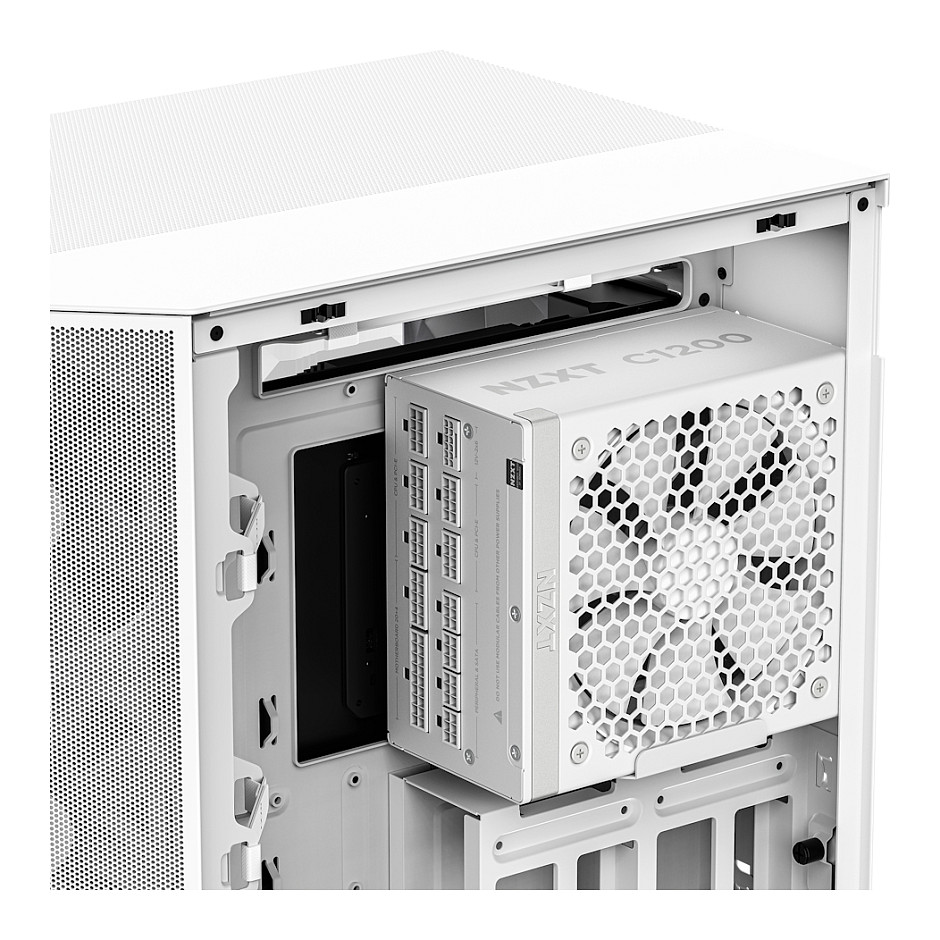 Furnizues Energjie NZXT C1200 Gold / 1200W / ATX 3.1 / 80 PLUS Gold / 24-pin ATX / Aktiv / Fully Modular - Bardhë - 6