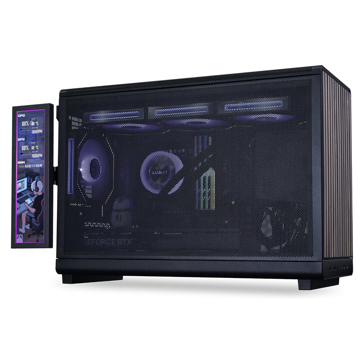 Ekran Universal për Kasë Lian Li SM088X, 8.8", 1920×480, IPS, 60Hz, ARGB - Zezë - 9