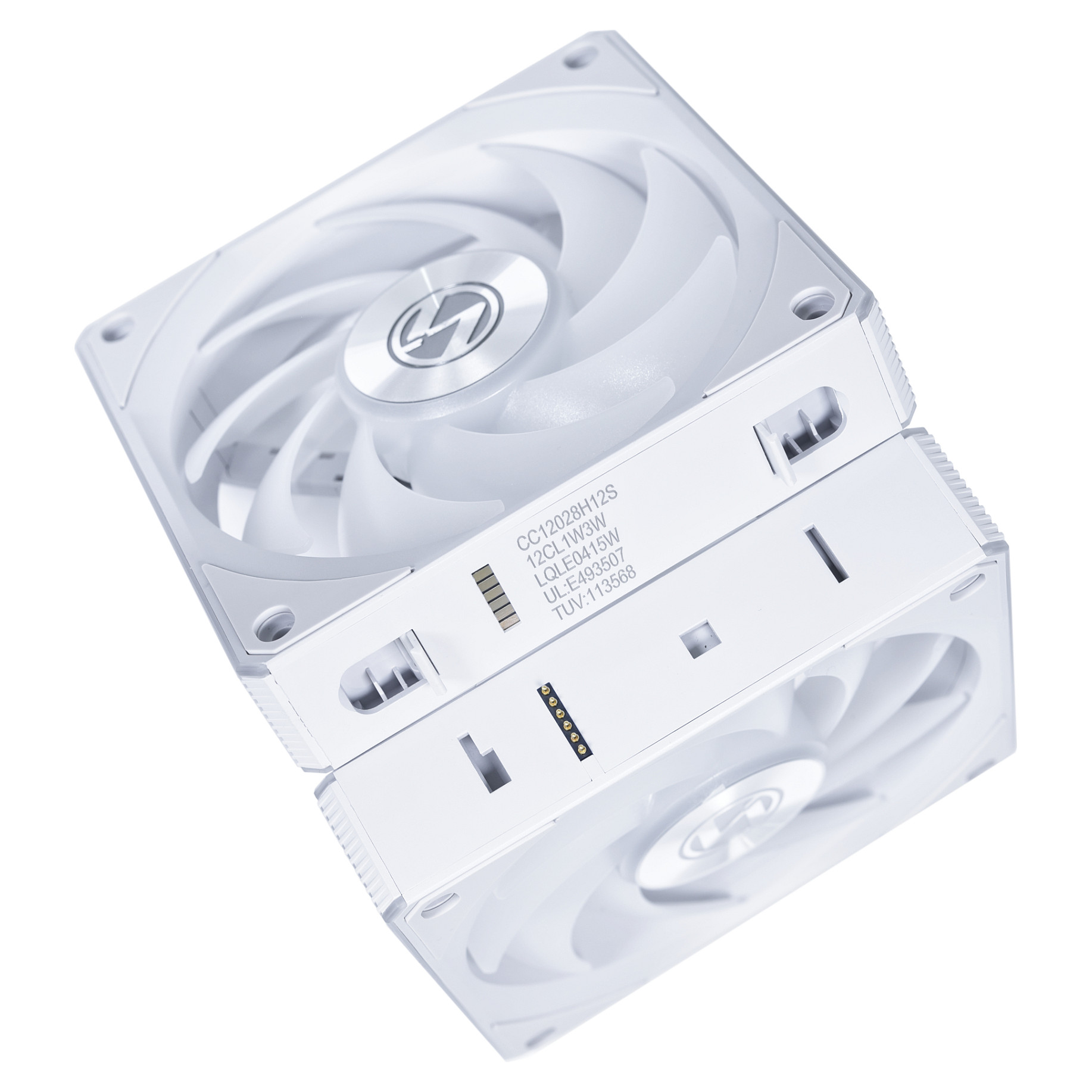 Ftohës për Kasë Lian Li UNI FAN CL Wireless / 120mm / 250-2150 RPM / ARGB / PWM / 3-Pack – Bardhë - 8