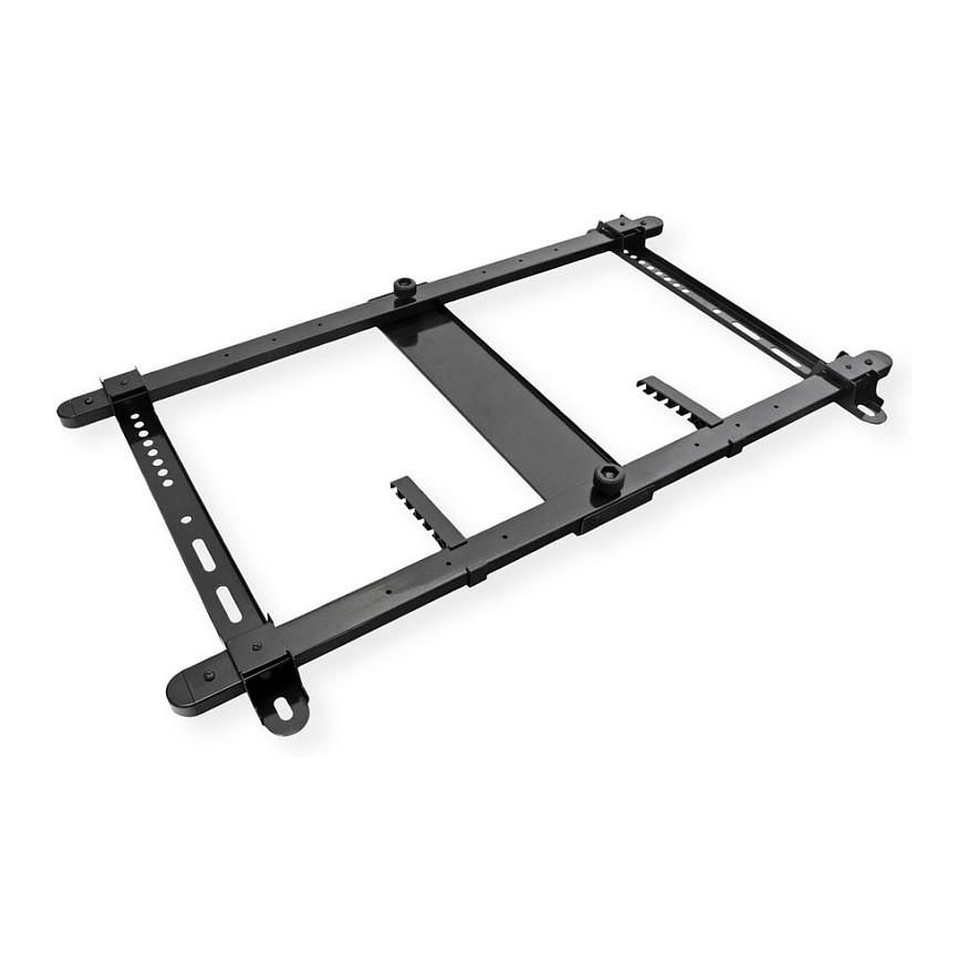 Mbajtëse për TV ROLINE / 37″–80″ / deri në 70 kg / Lartësi te Rregullueshme / e Rrotullueshme - Zezë - 10