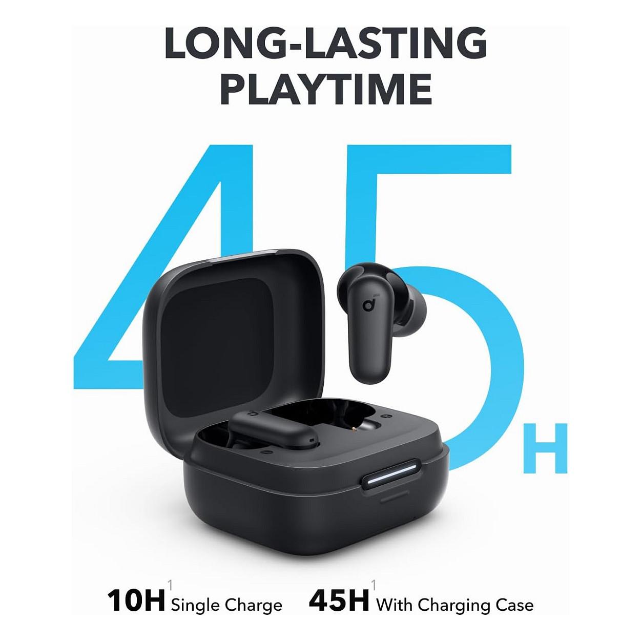 Kufje pa kabllo Anker Soundcore P30i / In-Ear / Bluetooth 5.4 / ANC / IP54 - Zezë - 3